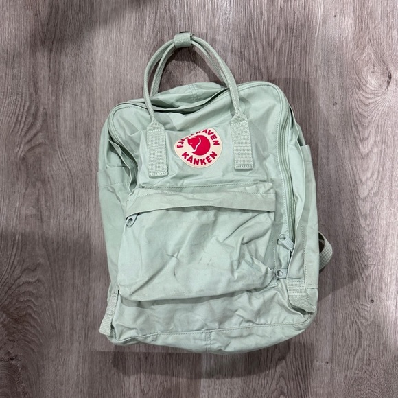 Fjallraven Kanken Classic Bag Bookbag Back Pack Mint Green Outdoor GORP Core
